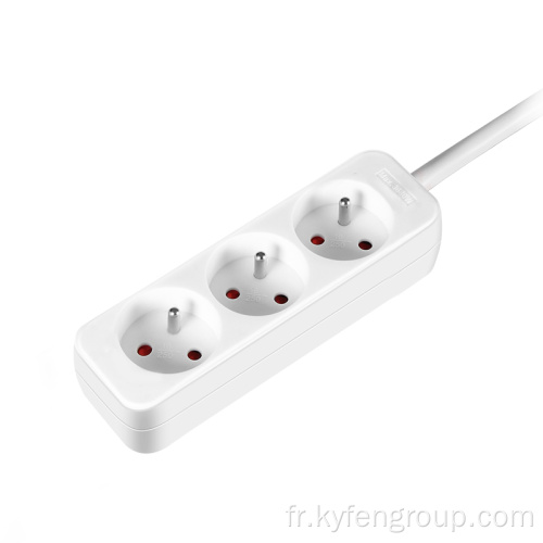 3-outlet France Power Strip